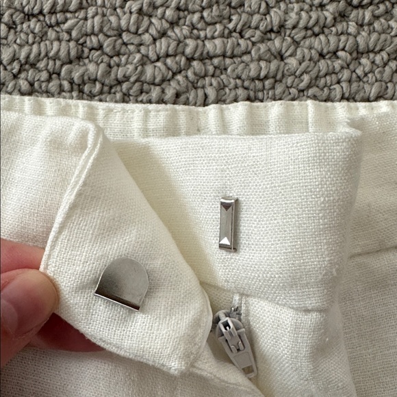 Rachel Zoe Linen Cream Trousers - Picture 3 of 4